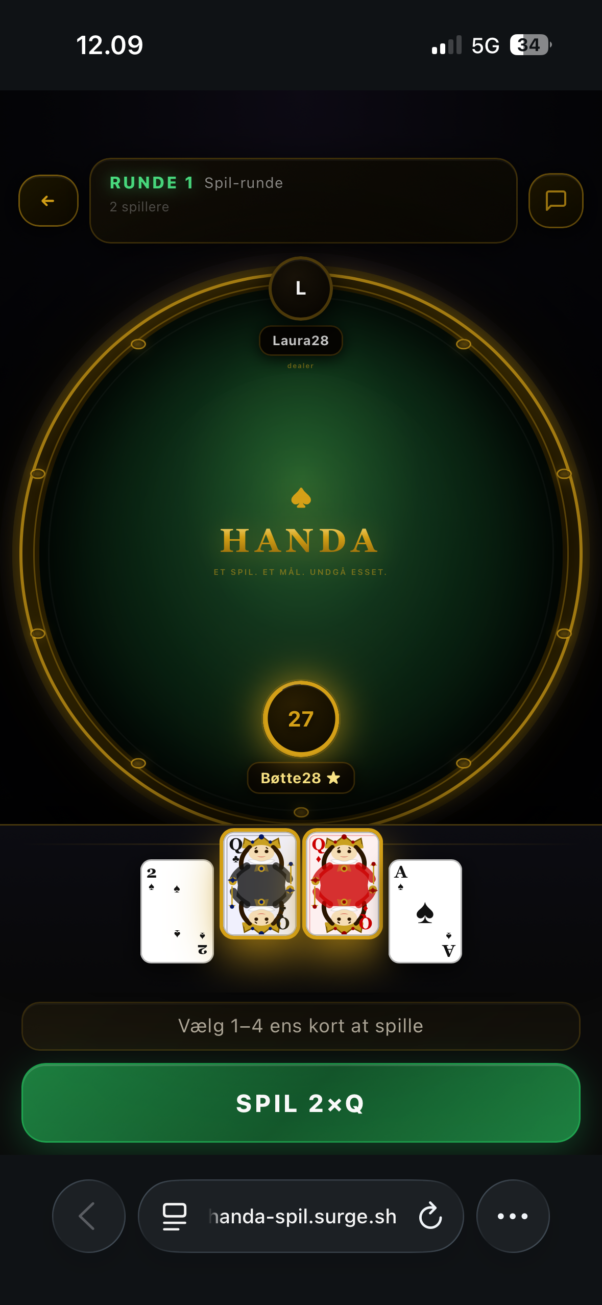 Handa gameplay